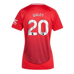 Manchester United Diogo Dalot #20 Hemmatröja Dam 2024-25 Kortärmad